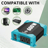 Automotive 600W 12V 110V DC à AC Onduleur de puissance d'onde sinusoïdale modifiée pour la voiture