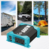 Automotive 600W 12V 110V DC à AC Onduleur de puissance d'onde sinusoïdale modifiée pour la voiture