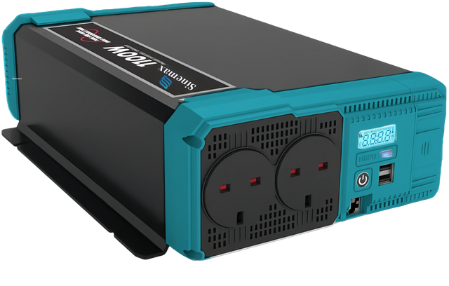 1100W Off Grid Pure Sine Wave Power Inverter DC12v To AC 220v UK Socket