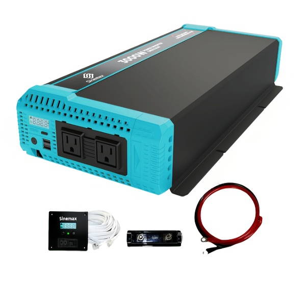 12V 110V 3000W Pure Sine Off Grid Power Inverter friendly to your battery.