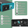 2000W Off-Grid Pure Sine Wave Power Power Dinverter DC12V to AC 220V EU POITE