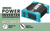 Automotive 600W 12V 110V DC à AC Onduleur de puissance d'onde sinusoïdale modifiée pour la voiture