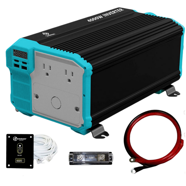 4000W 12v 110v DC To AC off grid inverter Modified Sine Wave from china manufacture