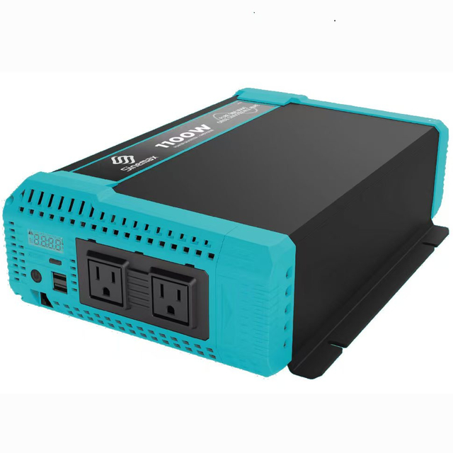 1100W Off Grid Pure Sine Wave Power Inverter DC12v To AC 110v US Socket