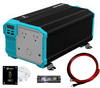 3000W 12V 110V DC à AC Modified Sine Wave Power Power Contrôle câblé libre Contrôle