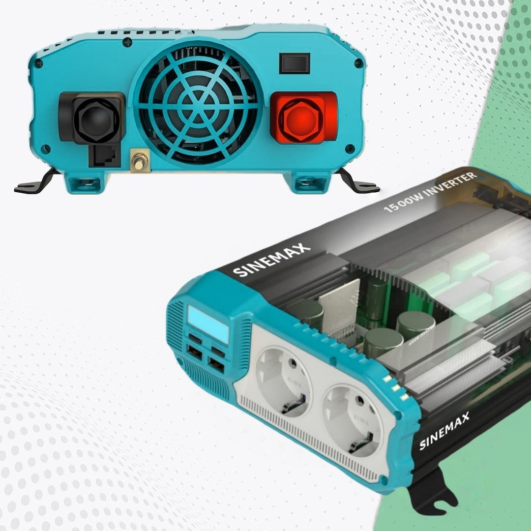 1500W 12v 230V DC à AC Onduleur de puissance à onde sinusoïdale modifiée avec certification CE / ICE