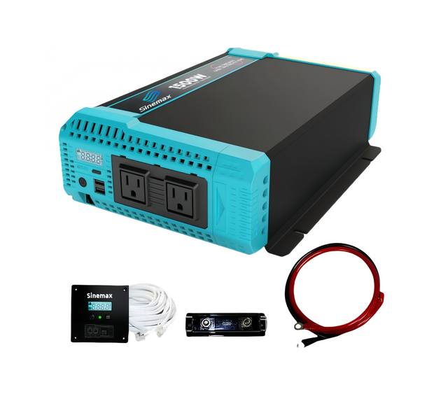 12V 110V 1500W Pure Sine Off Grid Power Inverter for home solar system