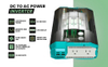 Onduleur de puissance de l'onde sinusoïdale modifiée avec 2000W 12v 110V DC à AC pour RV / voiture